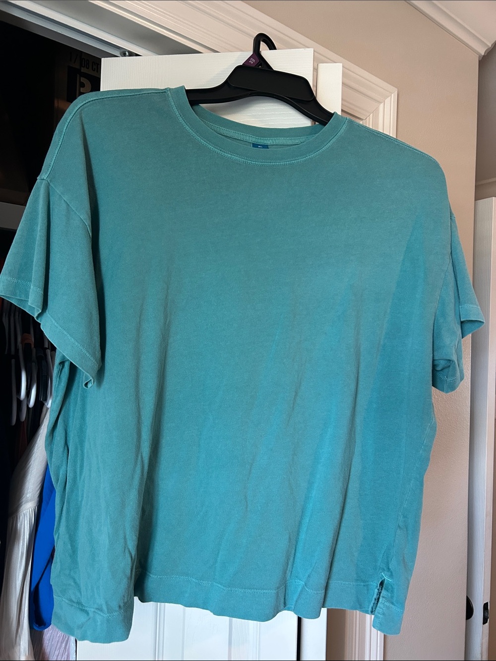 Old Navy Vintage Crewneck Oversized Cropped Tee